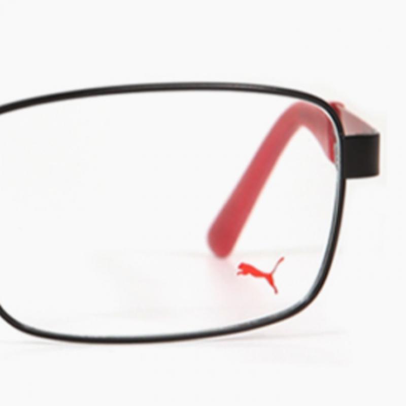 Puma Galleria Puma Frame PE0012O 002 квадратные металлические очки для мужчин и женщин