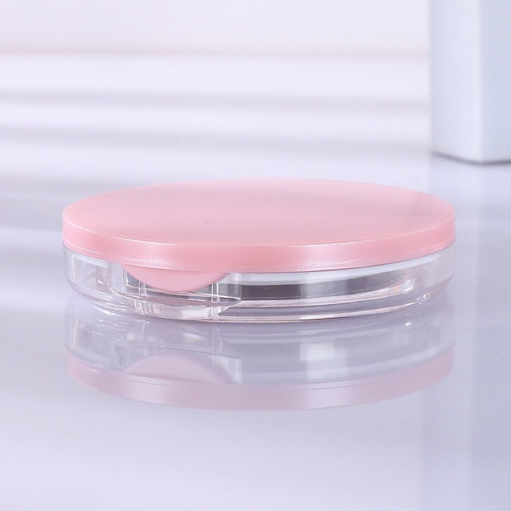 Reusable Bulk Powder Box Portable Makeup Powder Case with Mirror Cosmetic Container Girl