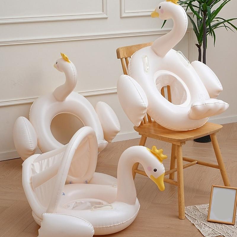 Надувной круг для плавания для младенцев с навесом, надувные нарукавники, надувная игрушка для бассейна для детей, аксессуары для бассейна