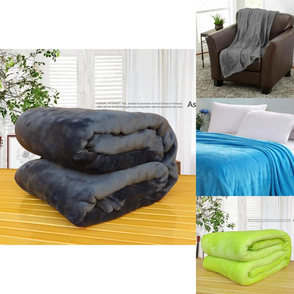 Роскошно Утолщенное Фланелевое Одеяло Идеально Для Использования На Диване И В Спальне