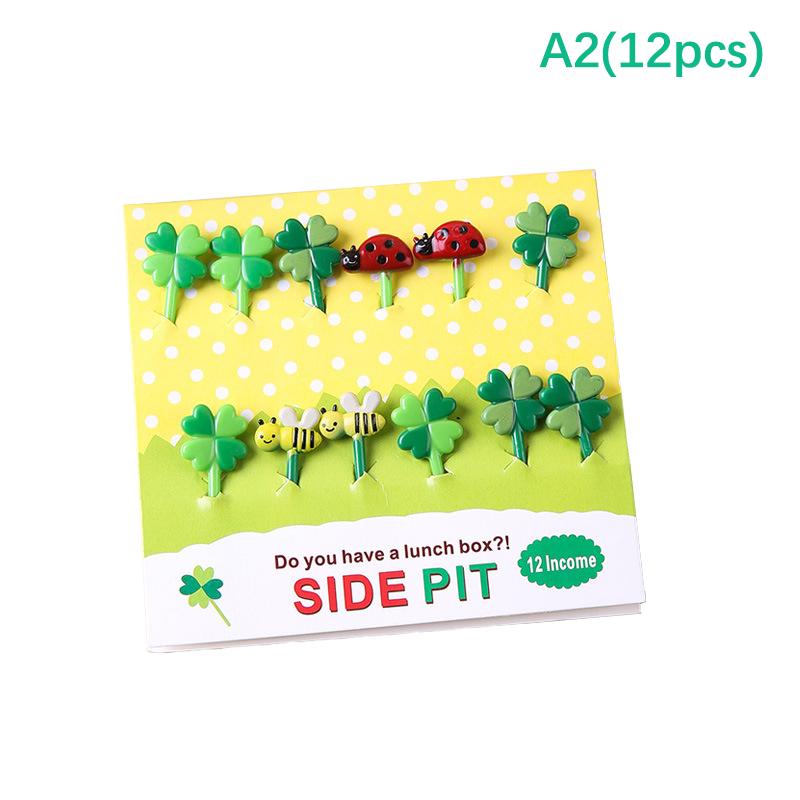 8/12 шт. детские палочки для фруктов, иголки, зубочистки, мини-творческие мини-кремы с фруктами, тортом, десертом, вилками для еды, декор коробки для завтрака, аксессуары для бенто