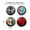 4Pcs Car Emblem Wheel Hub Center Cap Sticker Rim Badge Cover For Alfa Romeo GT 147 159 166 156 Giulietta Mito 8C Stelvio VolanteNO0