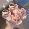 Girls' Summer Korean Style Sandals - Casual Flat Soft Sole Princess Shoes for Little & Big Girls - Versatile Beach Footwear.