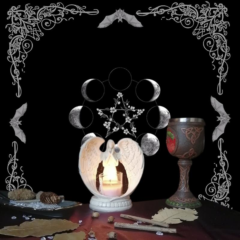 Фаза Луны Звездный Узор Астрология Скатерть Таро Гадания Скатерть Алтари Ткань Гадания Настольная Игра Аксессуар