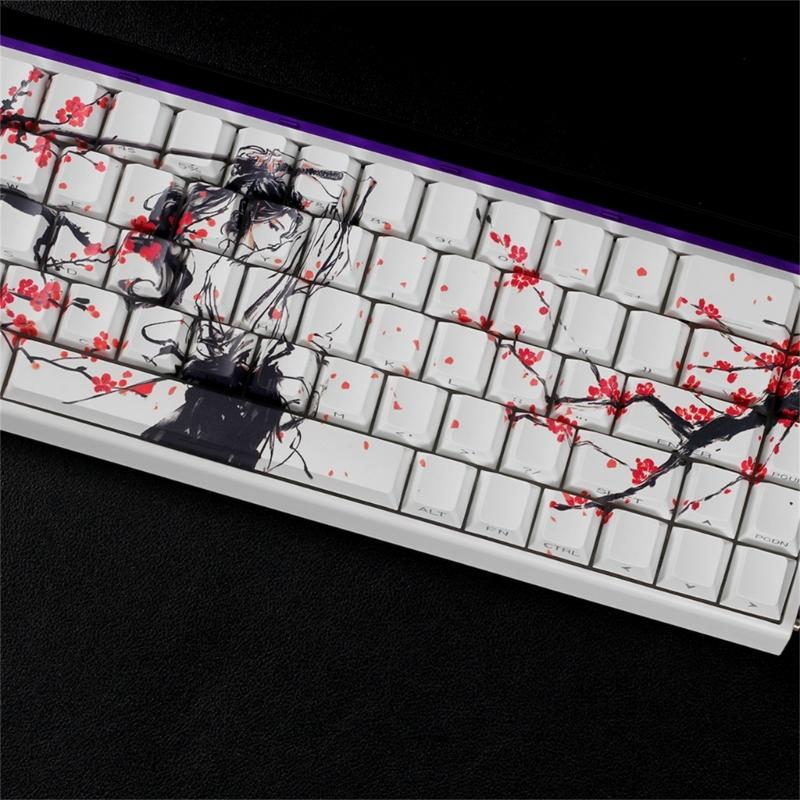 Оригинальные колпачки клавиш профиля PBT Материал Сублимация красителей Боковая печать Колпачок клавиши для маленьких механических клавиатур 60% 68% раскладки