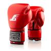 FIGHTERS SPIRITS Standard Boxing Genuine Easy To Red Gloves, Leather, Hit, 16oz,