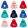 Boys and Girls Fall Children's Hooded Sweater Cartoon Pattern Baby Long-sleeved Blouse Pullover Children's Clothing