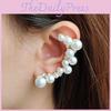 Stylish Simulation Pearl Earring With Sparkling Rhinestones For Daily Use