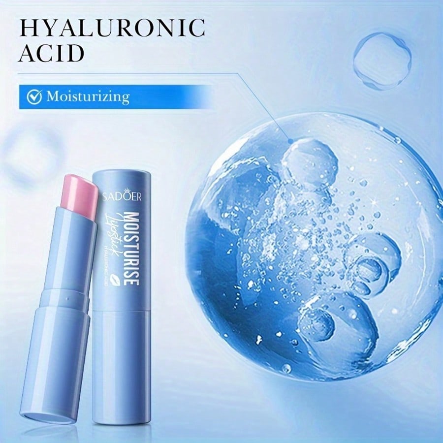 1pcs Hyaluronic Acid Lip Balm, Deep Hydration and Moisturizing, Suitable for All Seasons, Nourishes Lip Skin