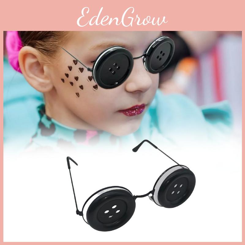 Secret The Coraline Door Cos Button Glasses Halloween Party Dress Accessory Up