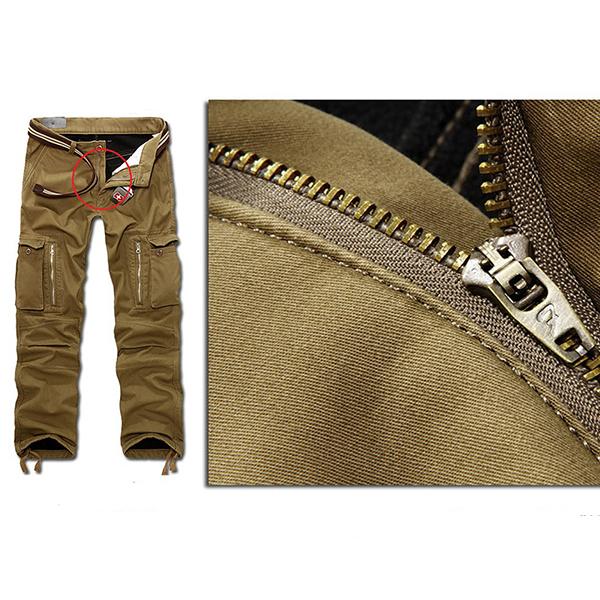 Winter Men's Trousers Casual Pants Velvet Warm Frock Loose Fashion Plus Size Climbing Pants