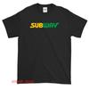 Новая футболка с забавным логотипом ресторана Subway для мужчин, размер США S-XXL