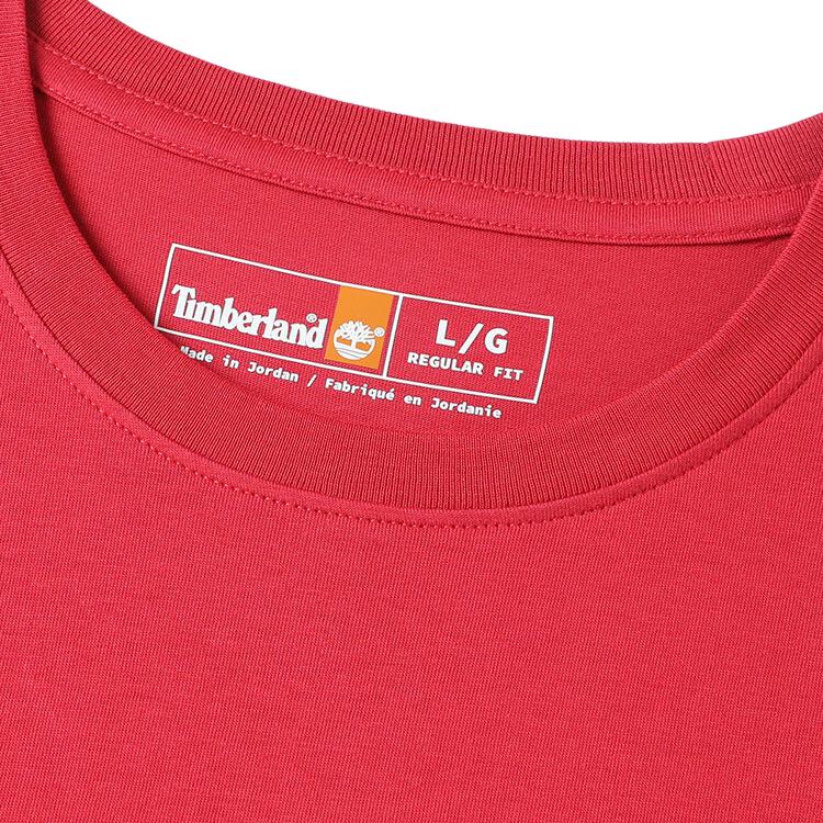 Timberland Ss26 Походная хлопковая дышащая футболка с принтом, короткий рукав, мужские топы A5S4T-N96