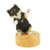 Ca218gbk Dog Figurine Smartphone Stand Kuroshiba Resin Gift Perfect Present [Devalier] [Genuine]