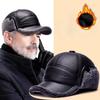 Winter Middle-aged and Elderly Dad Lei Feng Hat Men's Ear Protection Warm Old Man Cap