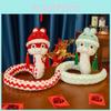 Year The Of Snake Mascot Plush Toy Stuffed Animal Doll Home Decor Cartoon Gift