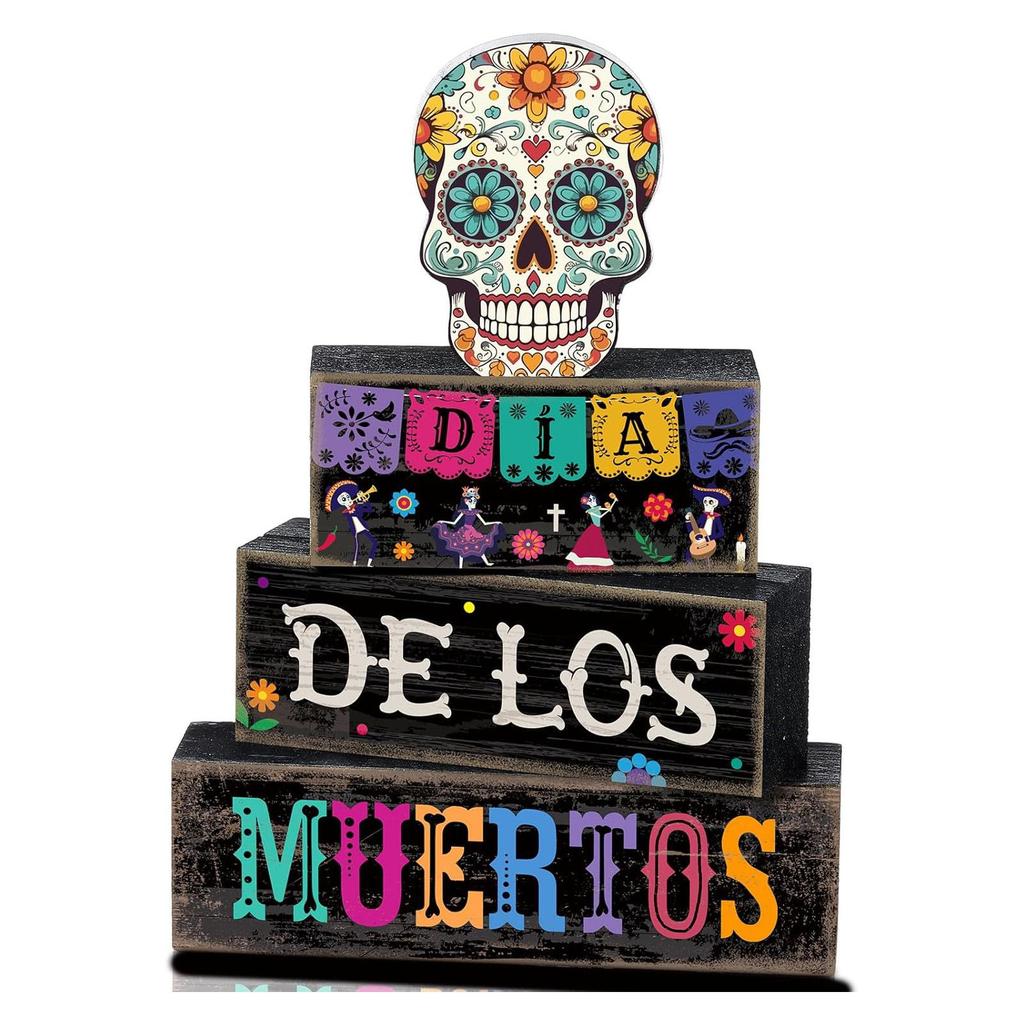 4Pcs Football Table Decorations Football Tiered Tray Decor Sport Game Centerpiece Sign Decorative Rugby Stack Block Gift for Fans Club Tailgate