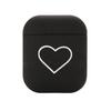 Love Heart Couples Case Hard PC Earphone Case Fashion Headphones Case  FOR Airpods 1