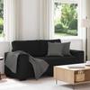 VidaXL 2-seater Sofa Black 140 Cm Fabric, Sofa, 2-seater Sofa, Fabric Sofa, Divan, Two-seater Sofa, Sofa 2 4105168