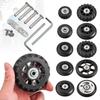 With Screw Caster Wheel Repair Kit Suitcase Parts Axles Replace Wheels Travel Luggage Wheels