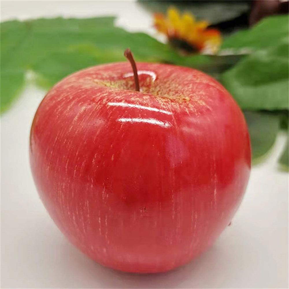 Mini Simulation Apples Artificial Christmas Apples Fake Mini Fake Vegetable And Fruit DIY Craft For Birthday Party Supplies