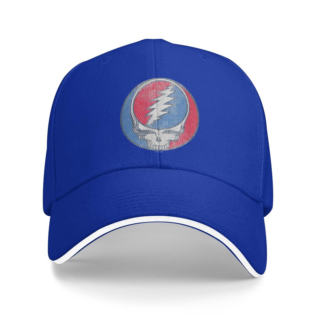 Grateful Dead Your Face Casual Baseball Cap Hunting Camping Trucker Hat Spring Sun Visor Men Adult Classic Snapback Cap