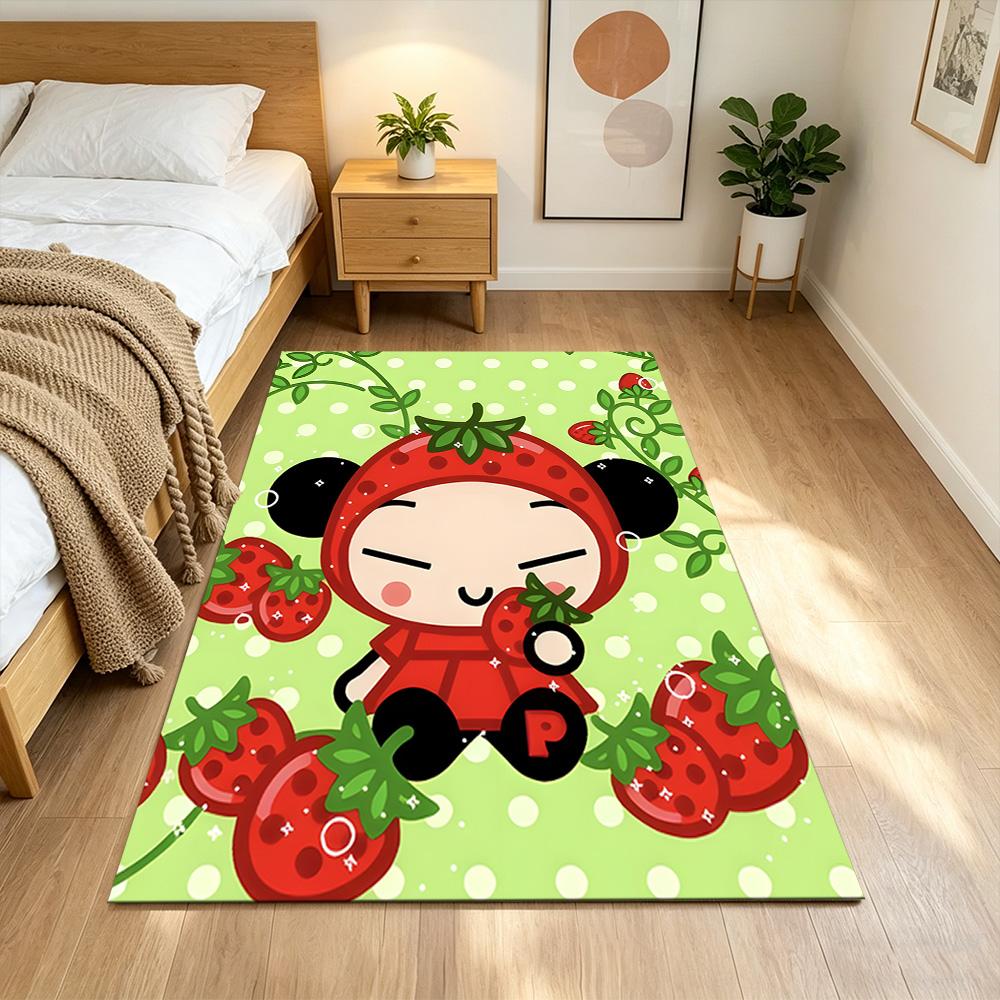 Pucca Large Mouse Pad Desk Mat Study Desk Mat Non-Slip Rubber Bottom Perfect Gift for Gamers