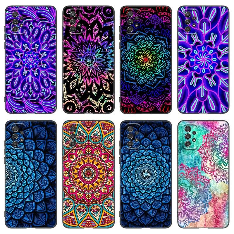 Pattern Mandala Phone Case For Samsung Galaxy A21 A30 A50 A52 S A13 A22 A32 4G A23 A33 A53 A73 5G A12 A31 A51 A70 A71 A72 Cover