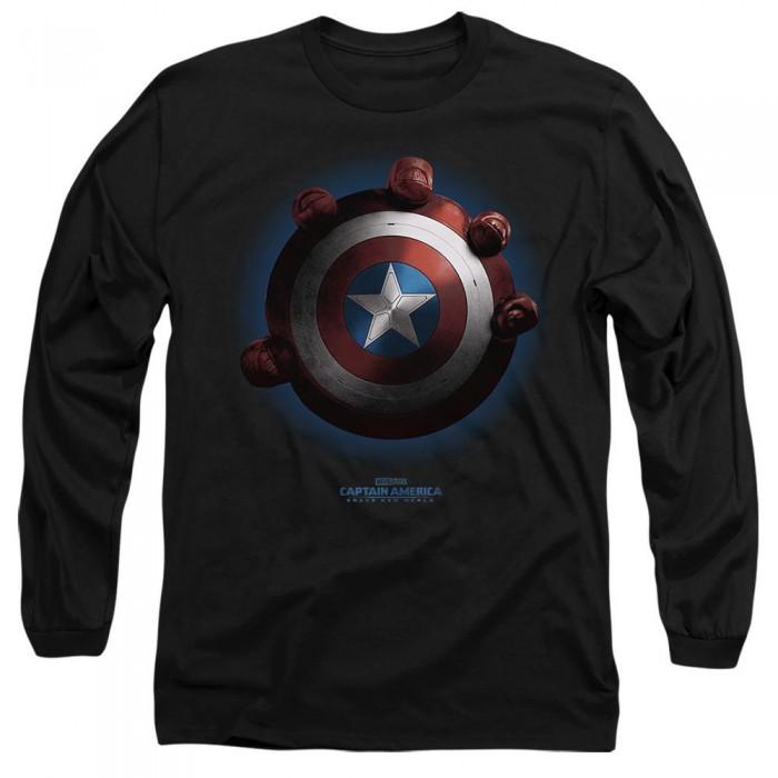 Captain America: Brave New World Unisex Adult Red Hulk Shield T-Shirt