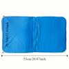 Blue Gel Ice Pack, Portable Muscle Pillow, Summer Cooling Cushion, Hand Washable Fabric Neck Support for Home Bedding, Compact