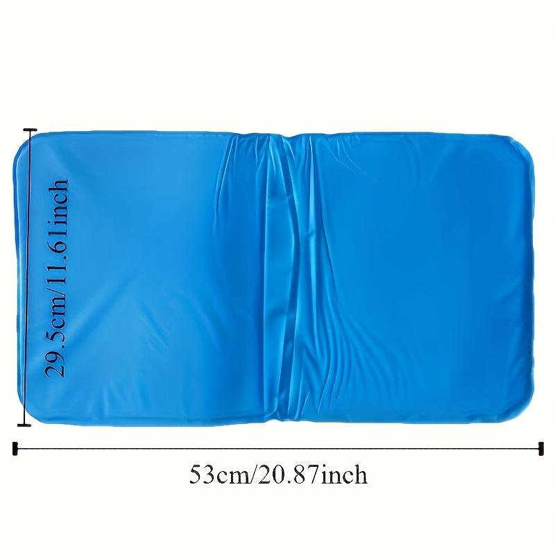 Blue Gel Ice Pack, Portable Muscle Pillow, Summer Cooling Cushion, Hand Washable Fabric Neck Support for Home Bedding, Compact