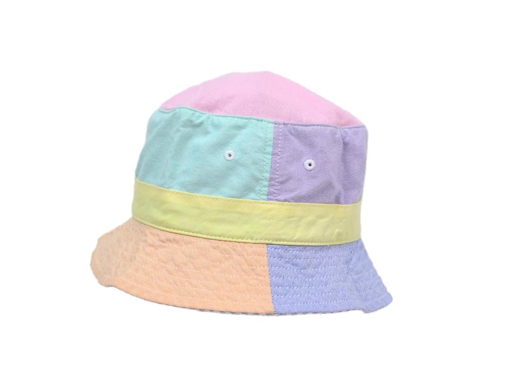 (Polo Ralph Lauren) Men's and Women's Panel Switching Pony Embroidery Cotton Bucket Hat Cap 01080081-SM-MULTI [Used]
