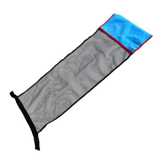 Inflatable Lounger Mat Strong Firmness Foldable Safe Floating U Chair Net Cover