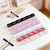 6Pcs Nail Brush Holder with 5 Slots Multi-functional Makeup Brush Organizer Manicure Art Tools Painting Pens Storage Rack