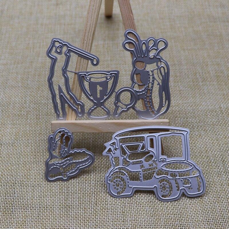 Сумка для гольф-клуба, обувь, тележка для трофеев, стальная рама, штампы для резки металла, поделки, штампы для изготовления карт