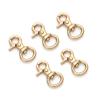 WUTA Brass Keychain with Rotating Snap for DIY Leather and More 5-Piece Hooks, 12mm, Crafts, Crafts,