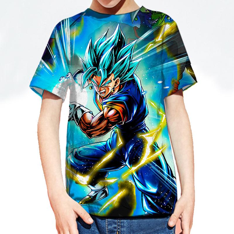 Трендовая мужская женская одежда футболки аниме-сериал Dragon Ball 3D цифровая печать рубашки