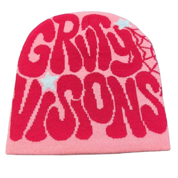 Высококачественная зимняя простая шапка-бини из 100% акрила, теплая вязаная шапка