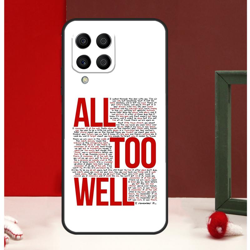 Чехол All Too Well Lyrics для Samsung Galaxy M12 M32 M52 M06 M16 M36 M56 M33 M15 M55 M31 M13 M14 M53 M35 M34 M54