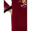 Retro Embroidered Velvet Cheongsam Coat for Middle-Aged and Elderly: Stylish & Versatile Autumn/Winter Outerwear