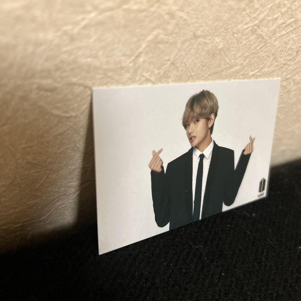 [USED] BTS 4th Generation Korea Wings ARMY Booth FC Continued Taehyung Trading Card