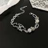 Niche design spider opal beaded bracelet fashion personality versatile cold wind high-end hand jewelry women's summer