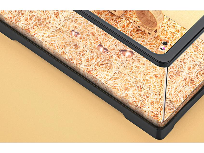 Большая акриловая клетка для хомяков и шиншилл Вилла Бокс для разведения