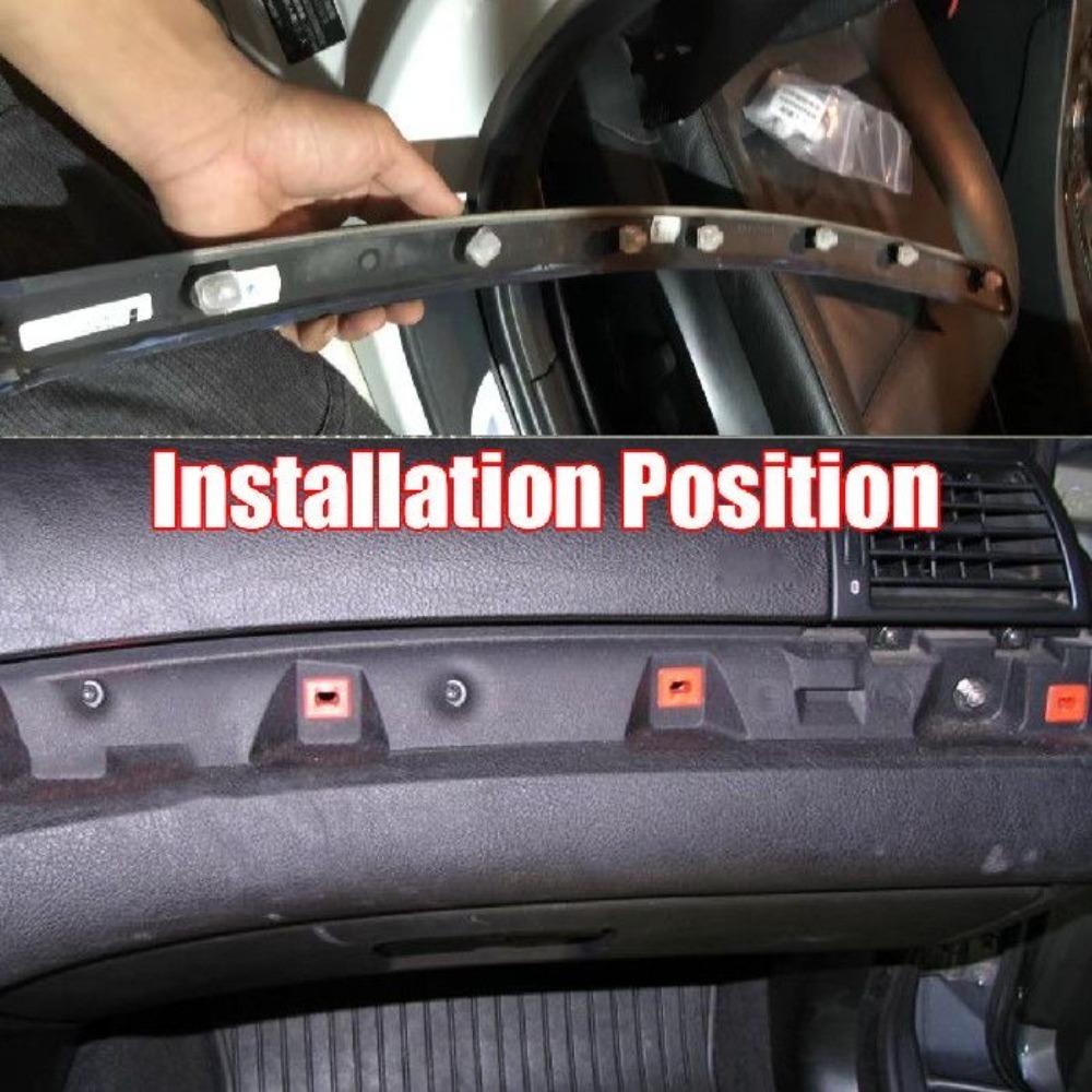Auto Dashboard Trim Retainer Clips 51458266814 07149158194 Fit for BMW Interior Door Panel Fastener Metal Nylon Rivet Fix Kit