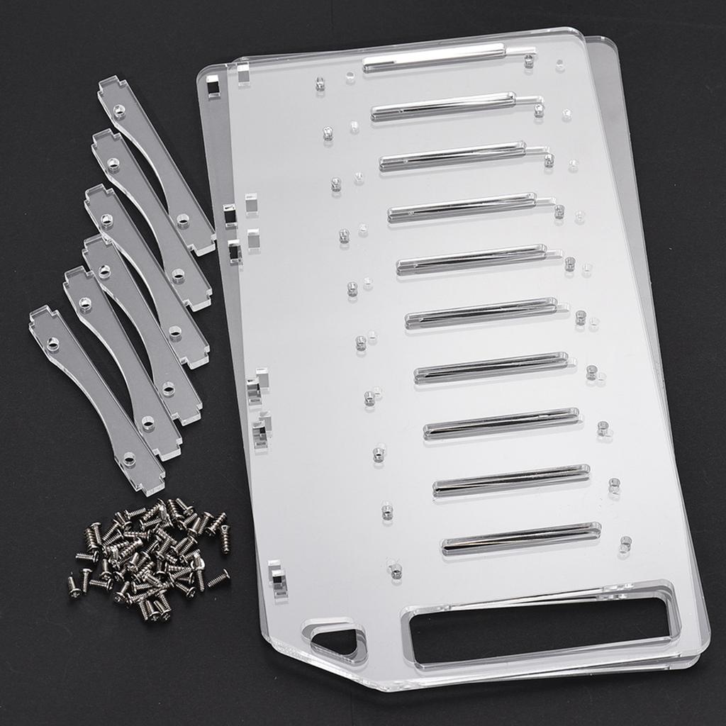 Hard Drive Rack Hard Drive Bracket Enclosure 46810 Bay Acrylic DIY Cooling Solution for Multiple
