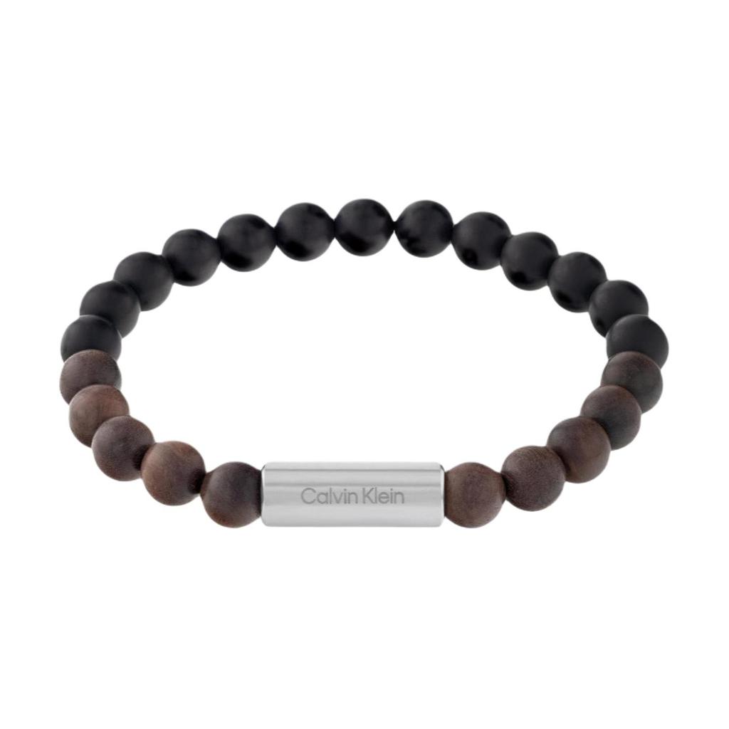 Calvin Klein Limited Stainless Steel Wood Agate Bracelet Men Bracelet 35000426