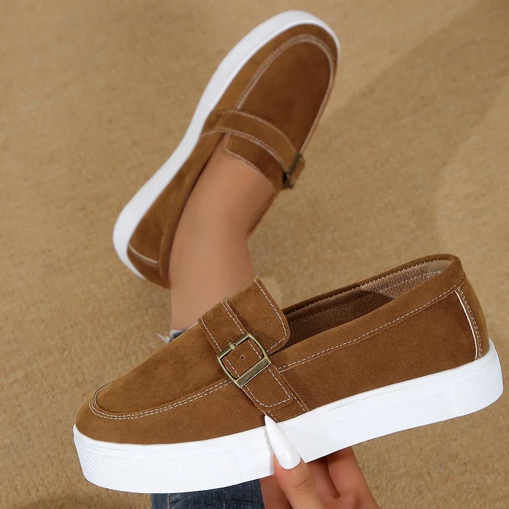 Мода Женская Мода Ходьба Баотоу Удобные кроссовки Женские Уличные Слипоны На танкетке Повседневная Обувь на плоской подошве Весна Осень Zapatos De Mujer