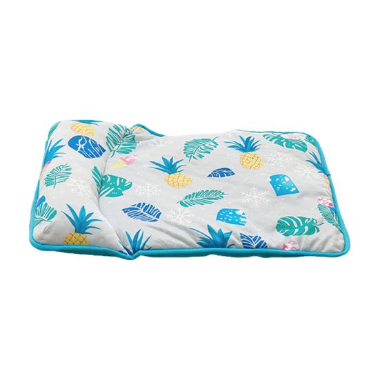 Pet Ice Silk Cooling Pad Non-slip Foldable Breathable Summer Cat Dog