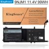 KINGSENER 9NJM1 Аккумулятор для ноутбука Dell Alienware 15 R3 17 R4 серии ноутбуков 0546FF 0HF250 44T2R HF250 MG2YH 11.4V 99WH