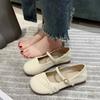French Mary Jane Shoes Women'S Single Shoes Spring Small Fragrant Sandals Flat Bottom Evening Gentle Small Leather Shoes